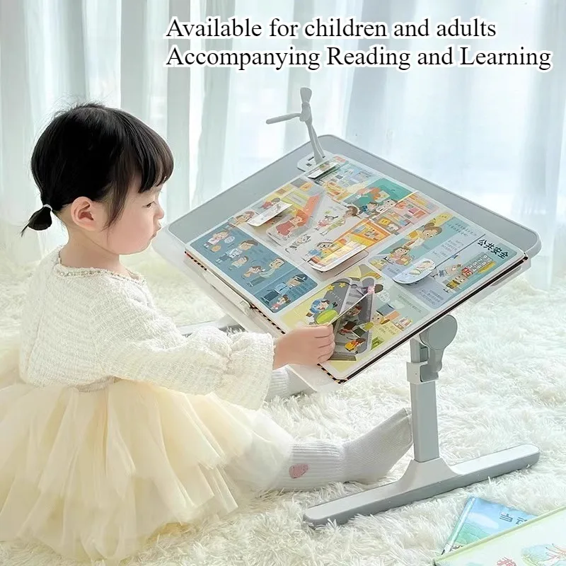 Foldable lifting picture book reading rack baby bed reading rack study table picture book reading rack reading