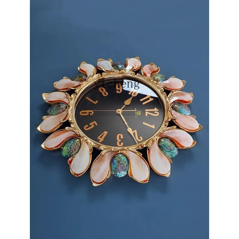 BJ-1   Light Luxury Atmospheric Wall Clock Living Room Decoration Clock Modern Creative Nordic Home Clock