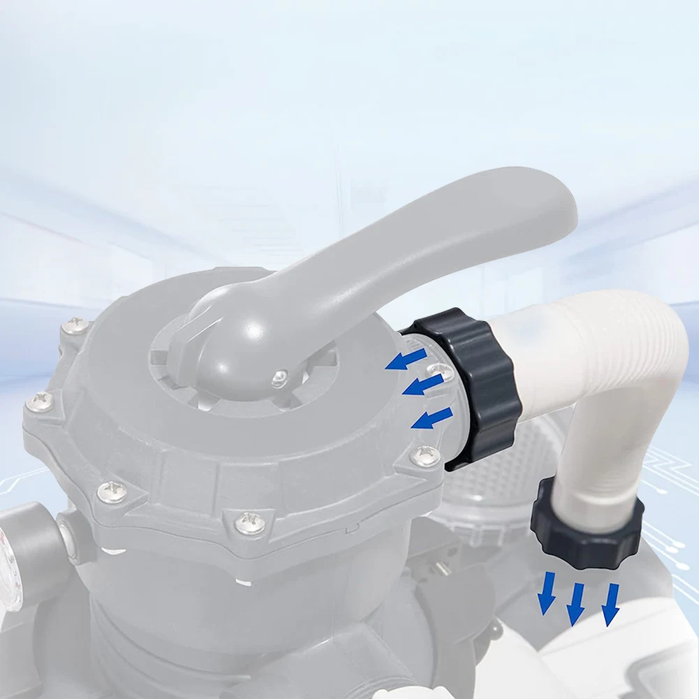 

11535 Pool Pump Hose 16 Inch Interconnecting Hose for Intex Pool Sand Filter Pumps Saltwater Systems for Intex Pool Accessories