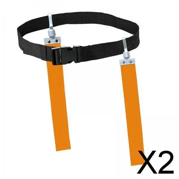 

2xFootball Waist Belt Ribbon Adjustable for Outdoor Accessories Equipment