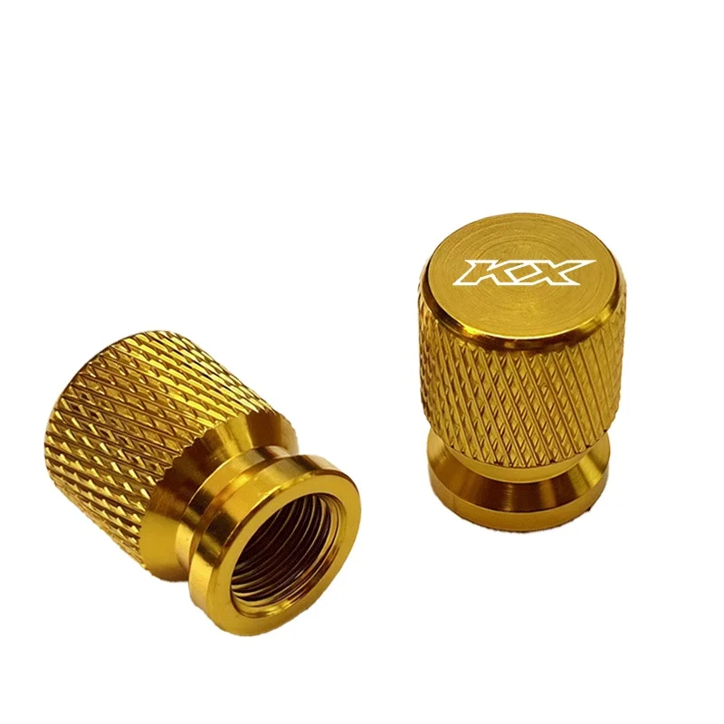 For Kawasaki KX125 KX250 KX250F KX450F Motorcycle aluminum alloy accessories, tire valve cover accessories