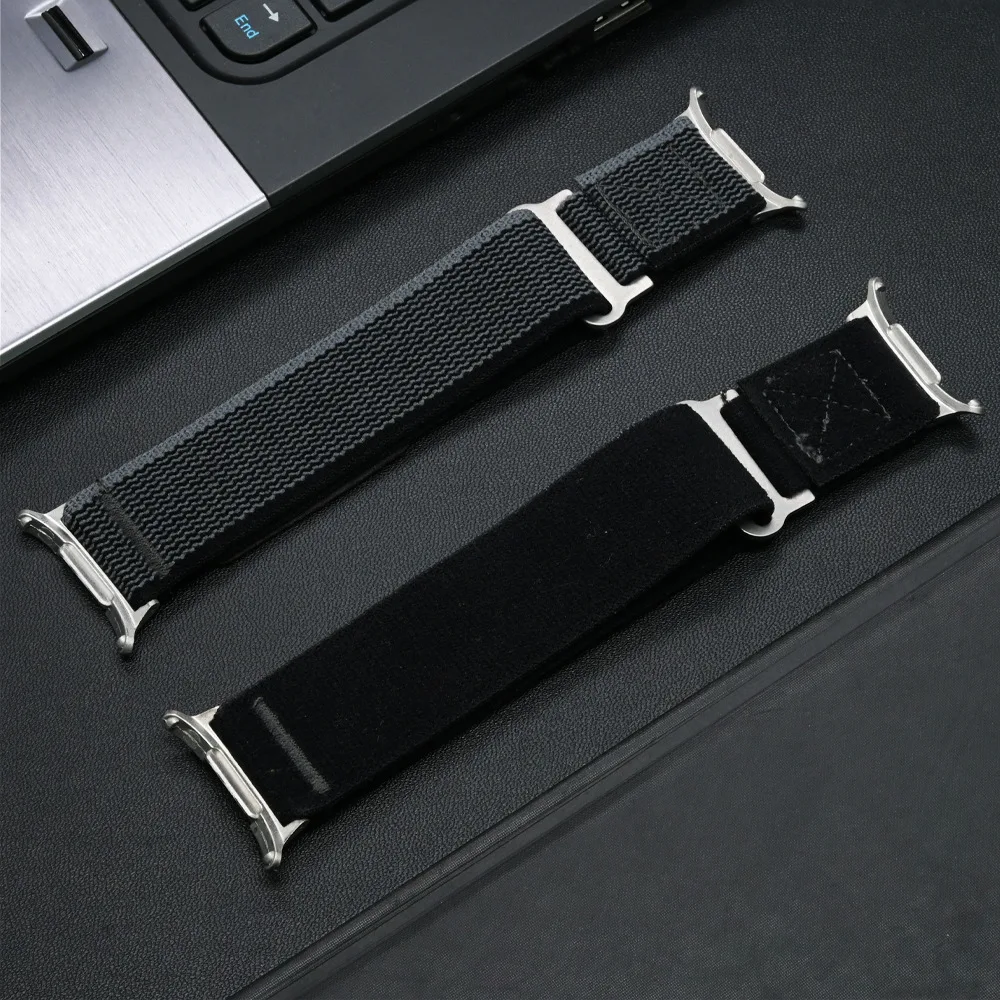 Samsung Galaxy için naylon döngü kayışı izle Ultra 47mm seyahat döngü erkek spor Band için Galaxy 7 Ultra 47mm hiçbir boşluklar bilezik Correa
