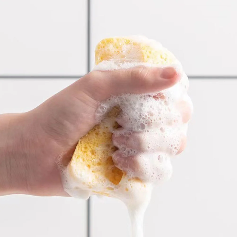 

10Pcs Multi-Functional Sponges Kitchen Furniture Windows Cleaning Comfortable Strong Cleaning Power Sponges Wood Pulp Sponge