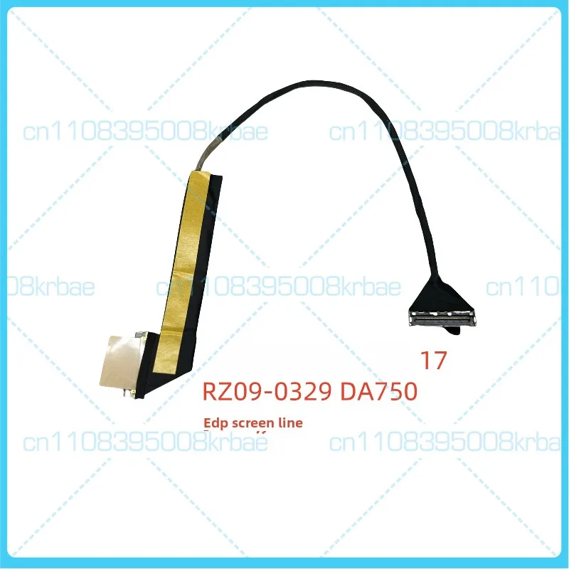 New original Suitable for Razer Blade Pro 17 RZ09-0329 DA750 EDP monitor cable. 40-pin, 120Hz.