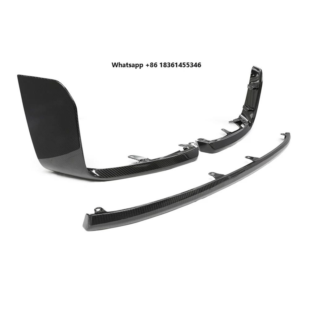 

For M2 G87 Bodykit 2023-2024 M Performance MP Style Front Diffuser Front Lip Real Dry Carbon Fiber Car Front Lip