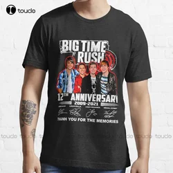 Big Time Rush 12Th Anniversary 2009 2021 Thank You For The Memories Signatures Trending T-Shirt Xs-5Xl Custom Gift Streetwear