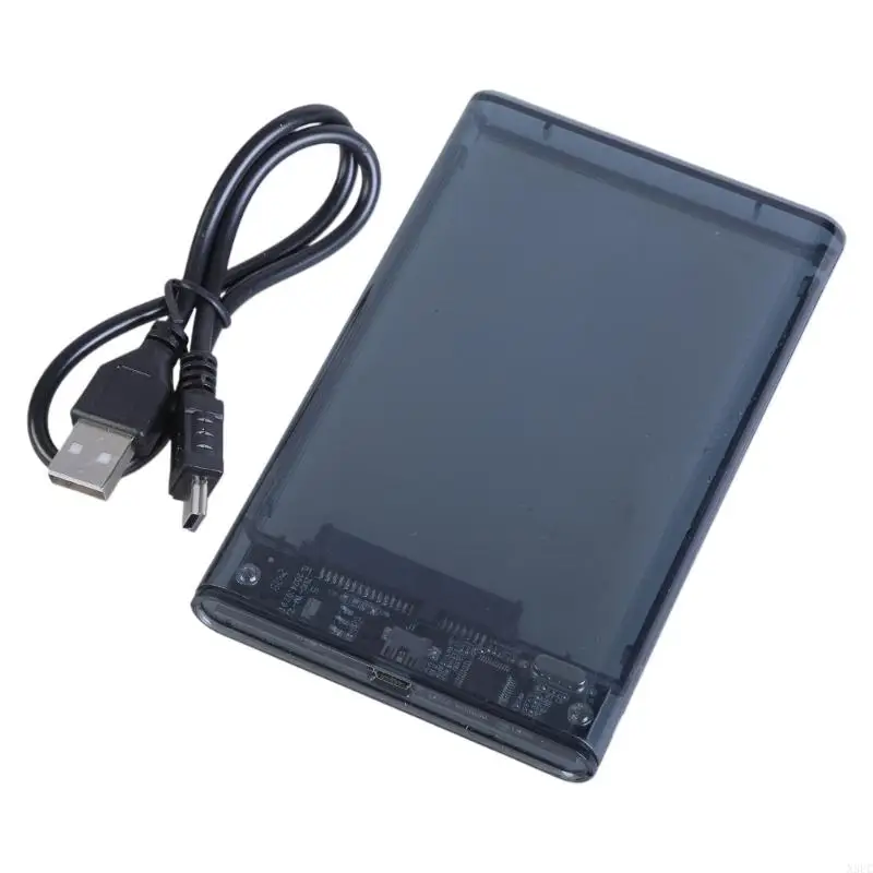 N3UC 2.5Inch External HDD Enclosure Featuring High Resiliences PC Materials and Easy Setups Fast Data Transfer Speed