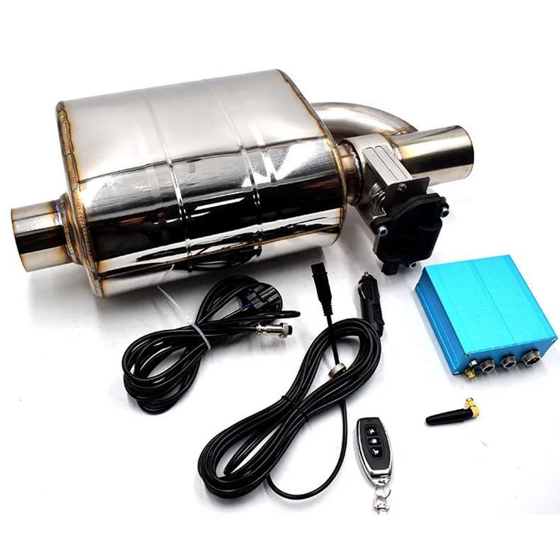 Exhaust Pipe Modification Stainless Steel Car Sound Valve Drum Electronic Controller Blast Road Races Muffler Sound Wave
