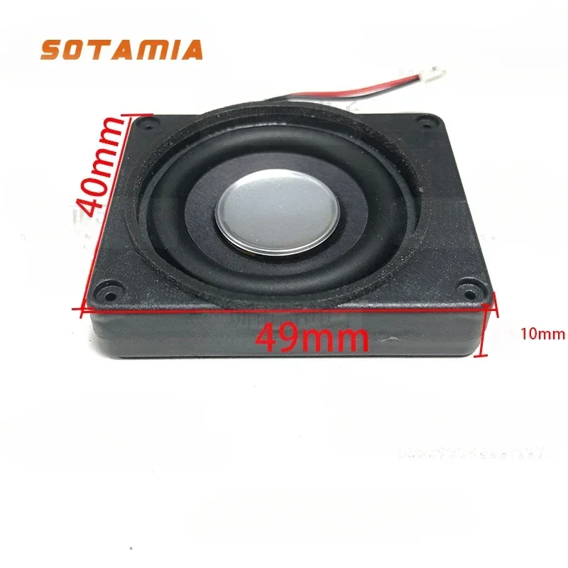 SOTAMIA 4050 Mini Speakers 4 Ohm 5W Ultra-thin Passive Cavity Speaker Audio HIFI Loudspeaker TV Computer Laptop Doorbell DIY