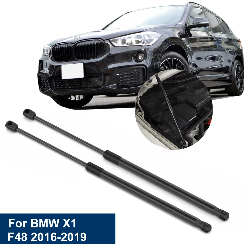 

1Pair Front Engine Hoods Struts Lift for BMW X1 F48 2014--2018 Gas Spring Strut Lifters Lift Support Shocks Rods 51237329410