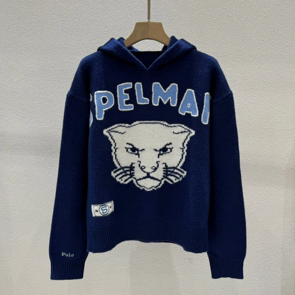 

Autumn Winter Women's Woolen Hoodie Knitted Sweater Loose Fit Youthful Slimming Collaboration New Sle 2025