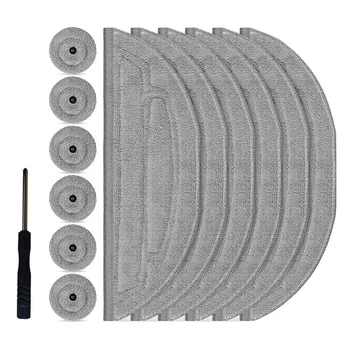 Roborock-ロボット掃除機用のモップパッド,s8 max v ultraに適した布の詰め替え