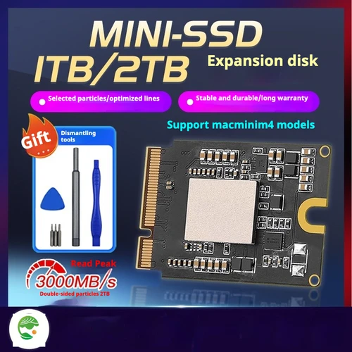Kit de unidad de estado sólido 1T/2T para MAC MINI M4 SSD, actualización de capacidad Toshiba/SSD, nuevas partículas, mejora de memoria, Kit de reparación DIY