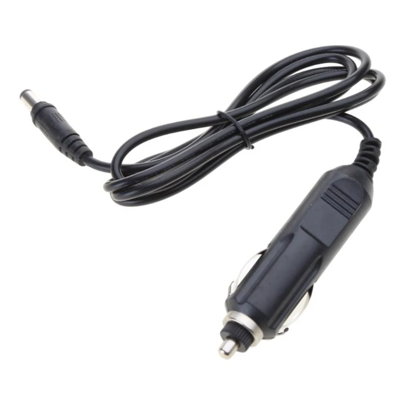 

31BC 12V Cigarette-lighter Power Supply Leads 5.5x2.1mm Plug Adapter Cord for Speakers Fan