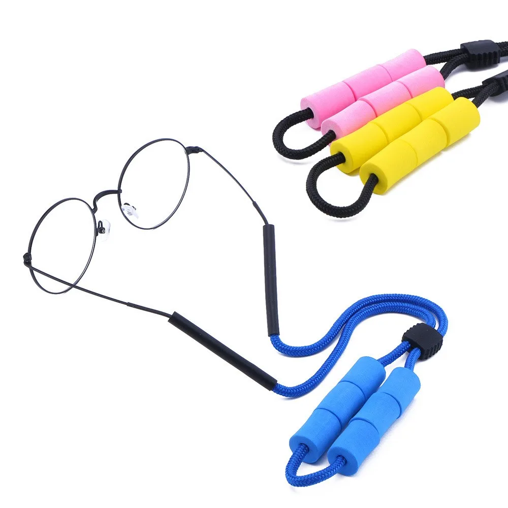 1pc Swimming Sports Floating Foam Glasses Cord Eyewear Eyeglasses Anti Slip Chain String Holder For Water Sports Occasion