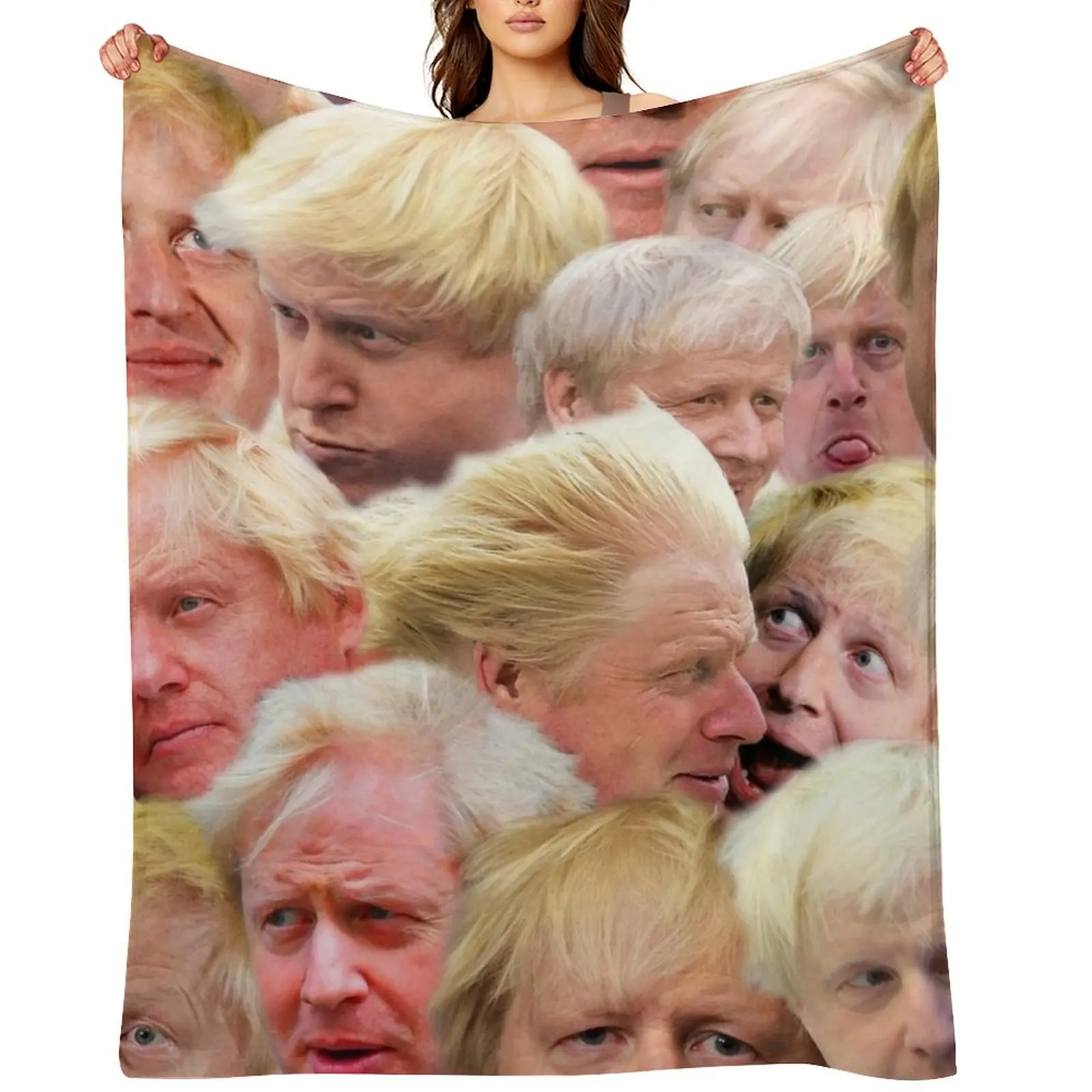 

Boris Johnson Throw Blanket Hairy Bed Fashionable Kid'S cosplay anime Blankets