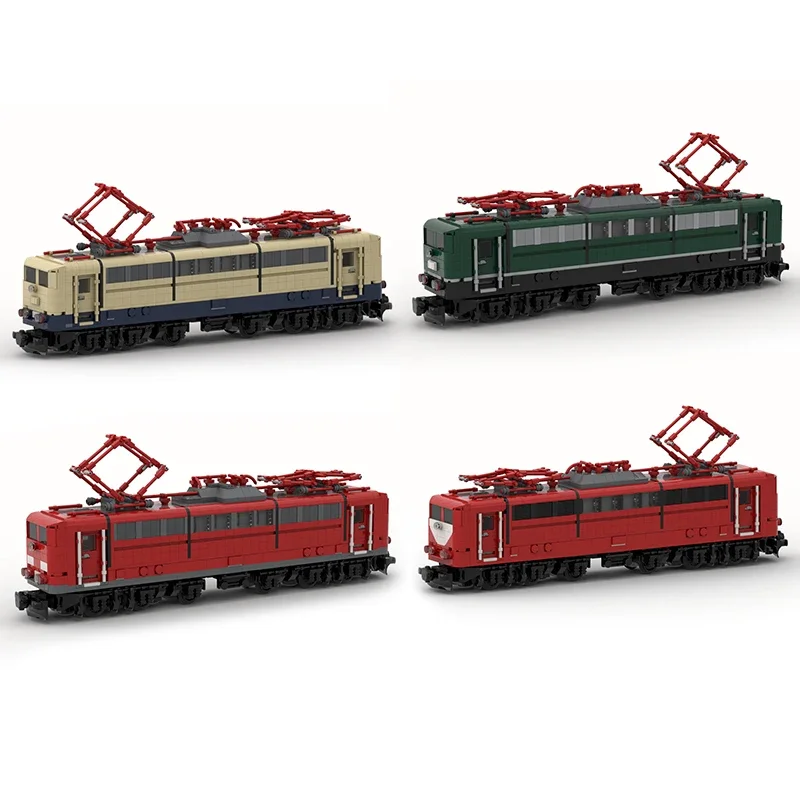 City High-Speed Train Model Moc Building Bricks DB-Baureihe Train Technology Modular Blocks Gift Christmas Toy DIY Sets Assembly