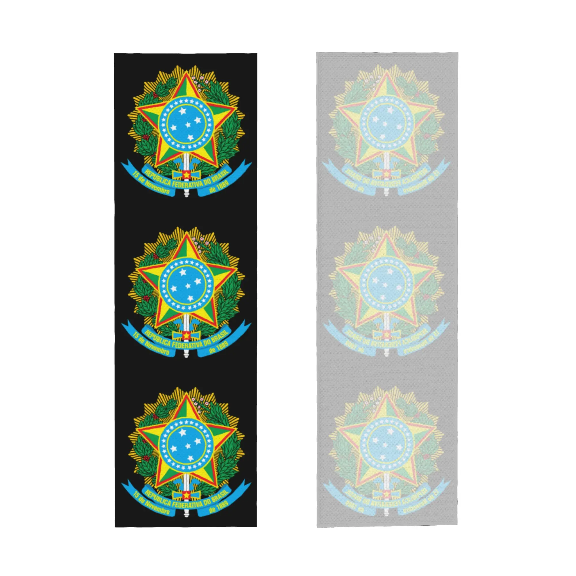Brazilian Coat Of Arms Towel Quick Dry Brazil Flag Super Soft For Training Towels