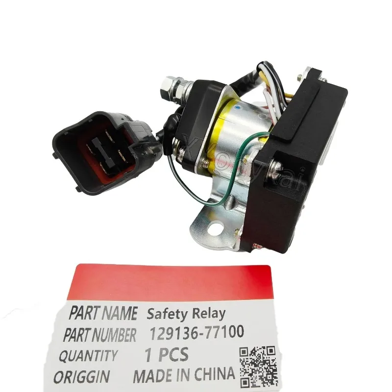 

129136-77100 AST1-11 для двигателя Yanmar 3TN84L-RTBA 3TN84L-RYB 3TN100L-YBA Komatsu PC30R-7 PC30-7 реле безопасности экскаватора оригинал