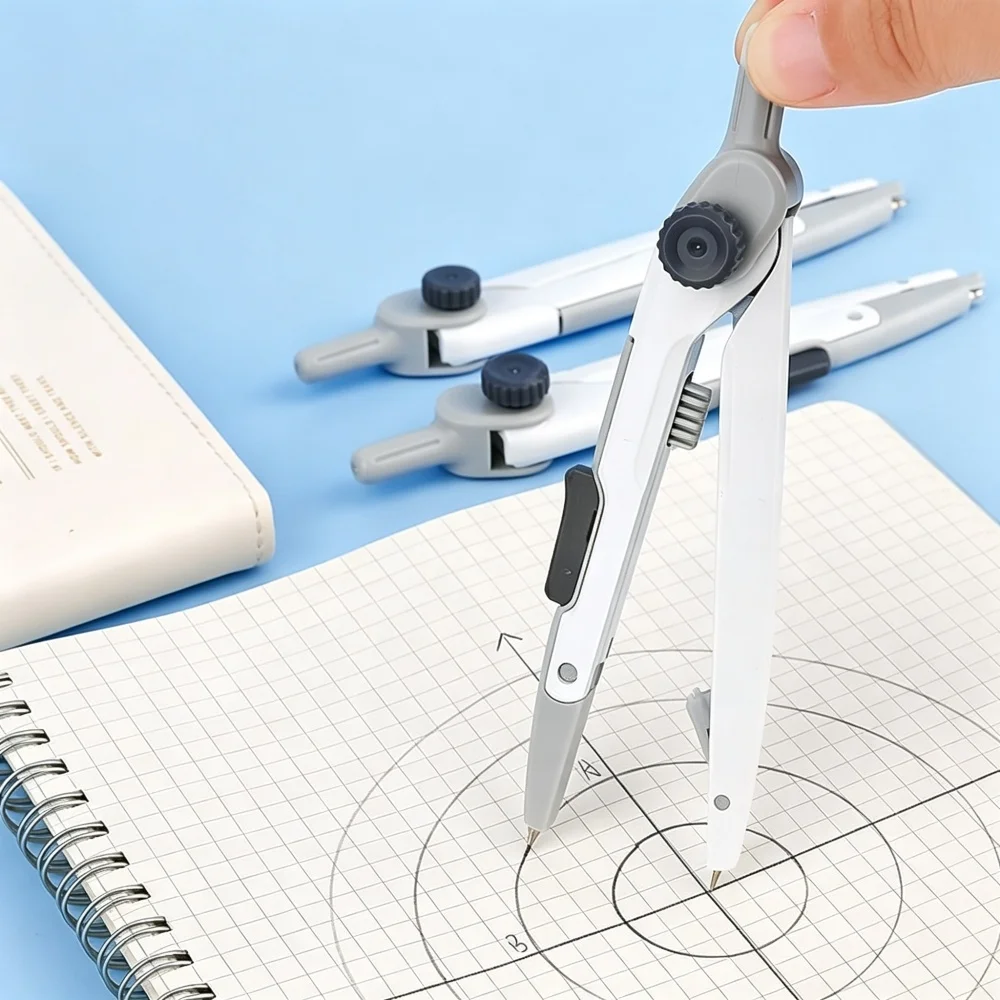 M&G Compass Mathematical Geometry Kit Precise Drawing Circle Multifunctional Professional Metal Drawing Tool for Students Use