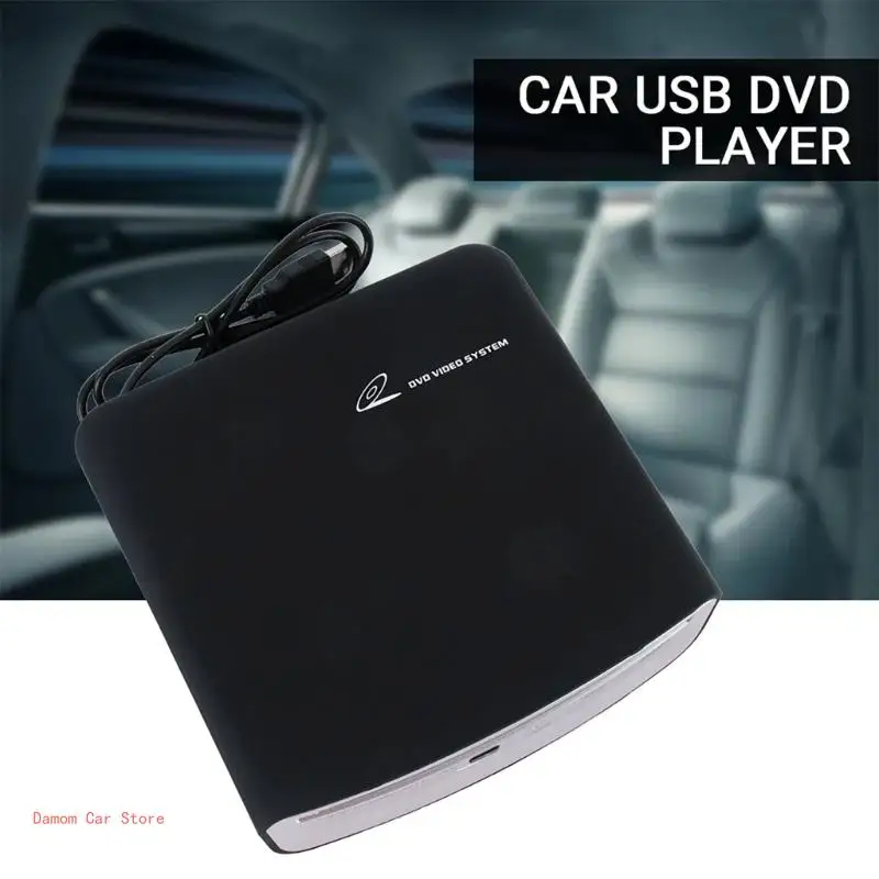 Universal USB Multimedia DVD Player Car Disc Box For Computer Laptop PC Desktop