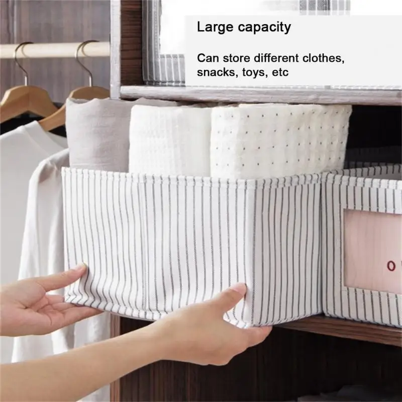 2023 Foldable Storage Box Foldable Storage Box Non-woven Fabric Storage Box Non-woven Fabric Storage Organizers Japanese Style