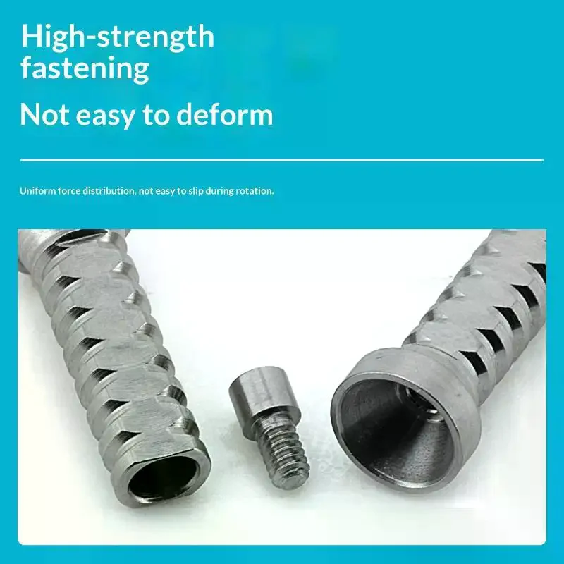 Temporary Cylinder For Multi-unit Abutment Fits Nobel Biocare Prosthetic Screw Retained Abutment