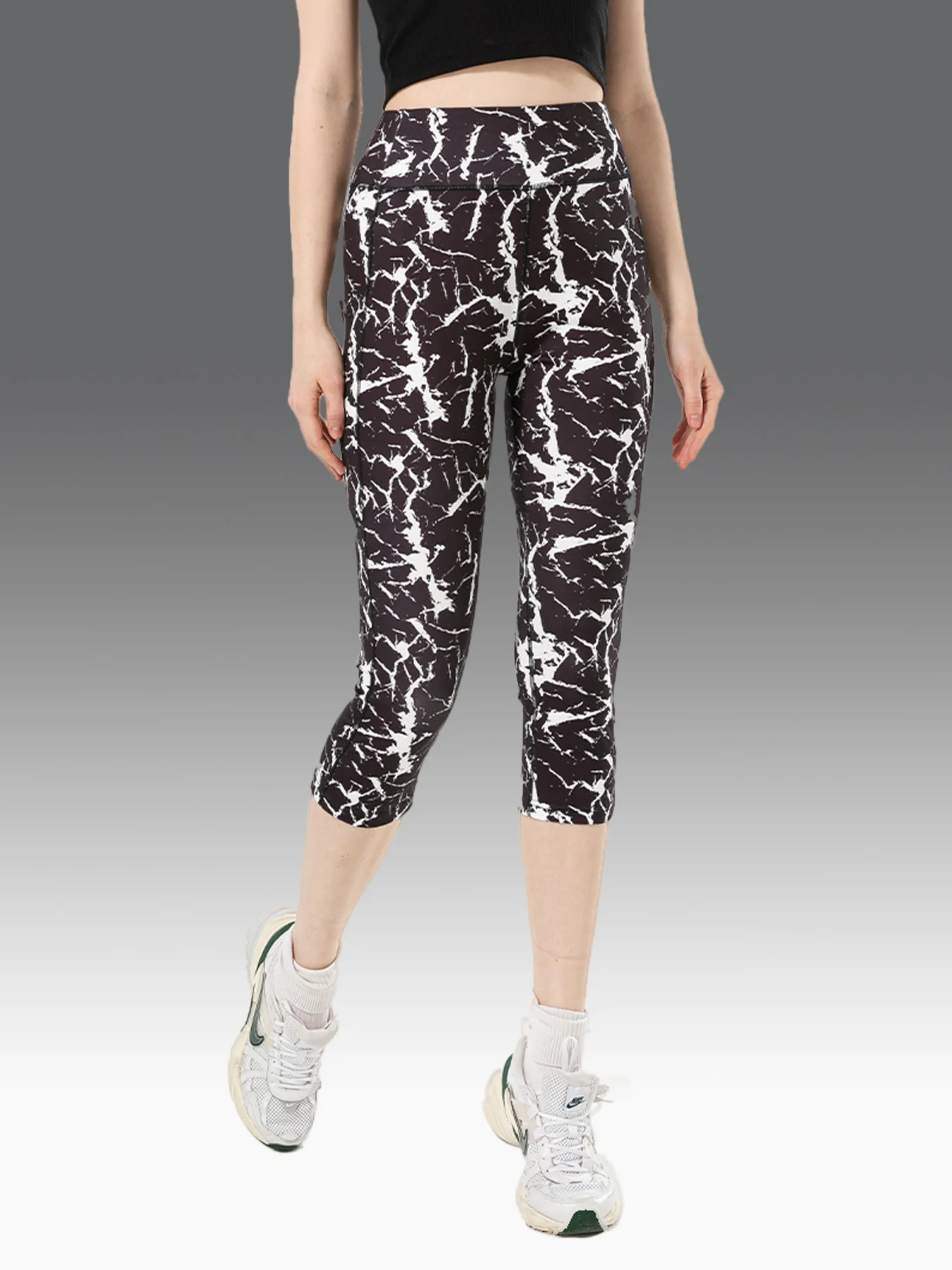 سراويل يوجا عصرية جديدة متعددة الاستخدامات ومرنة وناعمة ومريحة للتخسيس للياقة البدنية والتحكم في البطن #1