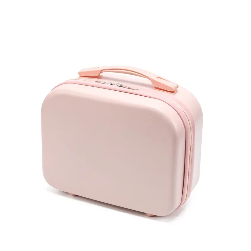 Barbie Travel Female Mini Hand-held Small Suitcase Cosmetic Suitcase Light Boarding Suitcase Anime Kawaii Storage Bag Handbag