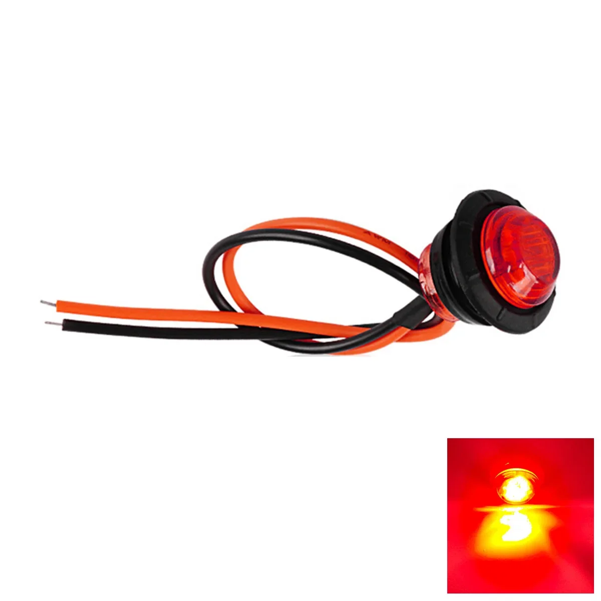 

Clearance Lamp Truck Side Marker Vehicle Lighting Night Visibility Weather Resistance Waterproof Design Pre-wired Connection
