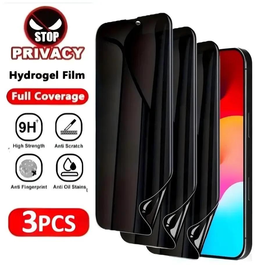 3Pcs Anti Spy Hydro… - image