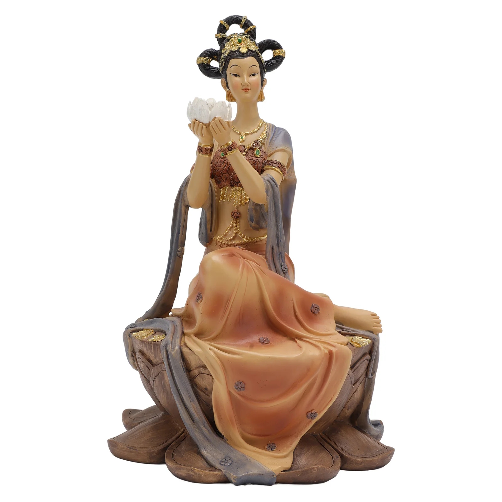 

Resin Ancient Beauty Statue Chinese Style Classical Beautiful Women Figurine For Home Office Hotel Decoration