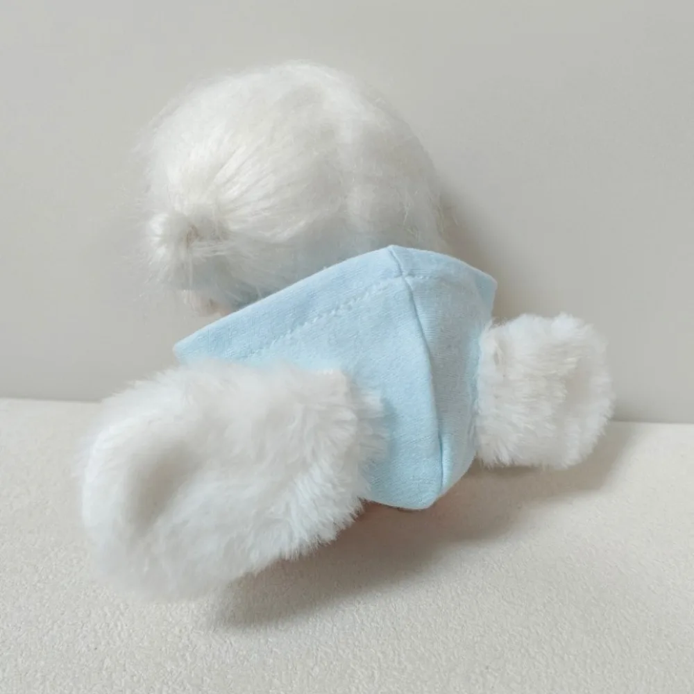 

Футболка с изображением ежа, 10 см, хлопковая кукольная одежда, полосатая шляпа, костюм, одежда для куклы, наряд, забавный милый комплект одежды для куклы, детский подарок