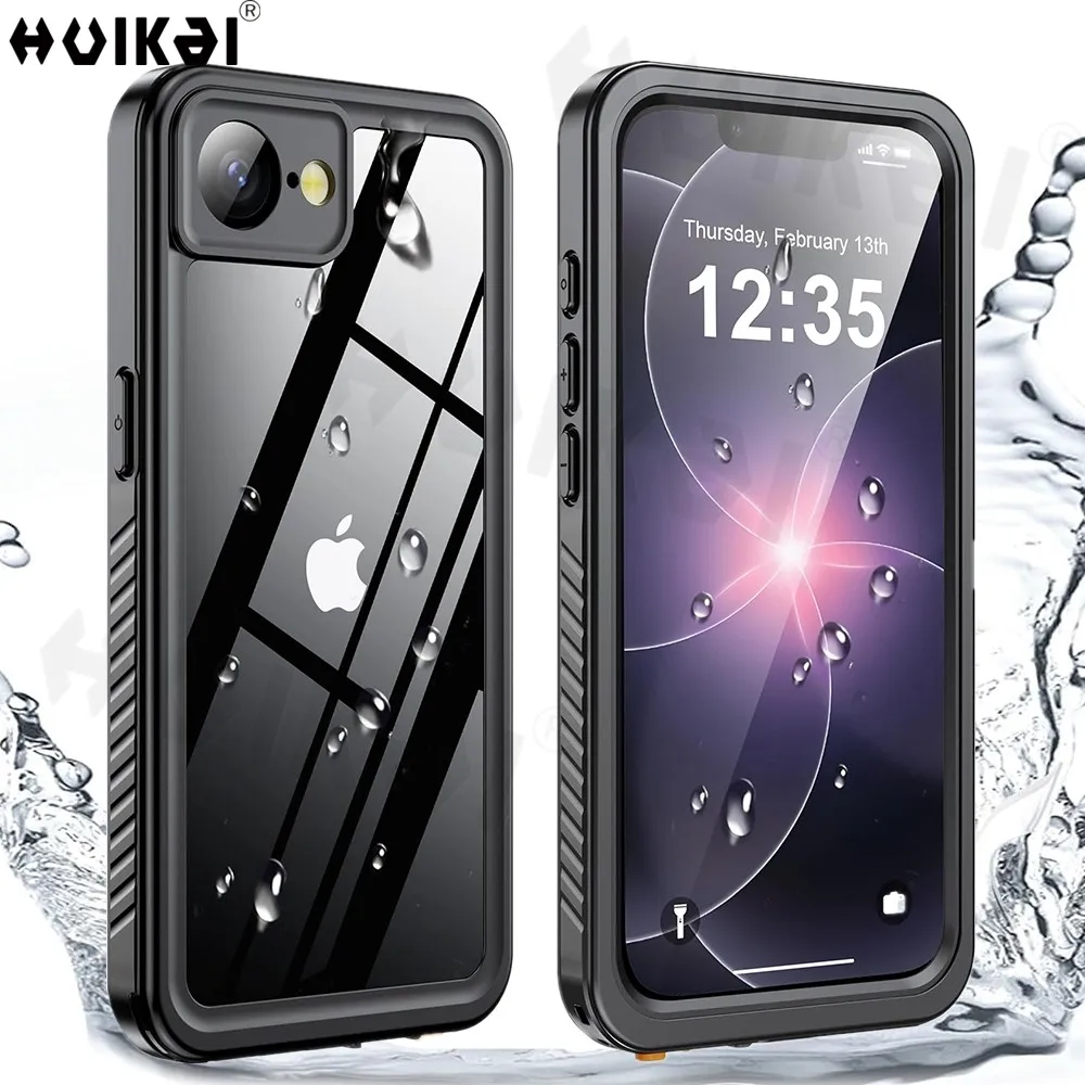 

Case Waterproof For iPhone 17e Case iPhone 16e Built-in Screen Camera Lens Protector IP68 Underwater Full Body Protection Cover