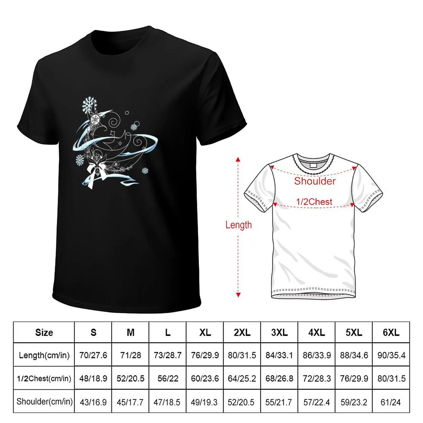 Eula Constellation Design White T-Shirt t shirts for man cotton funny T-Shirt