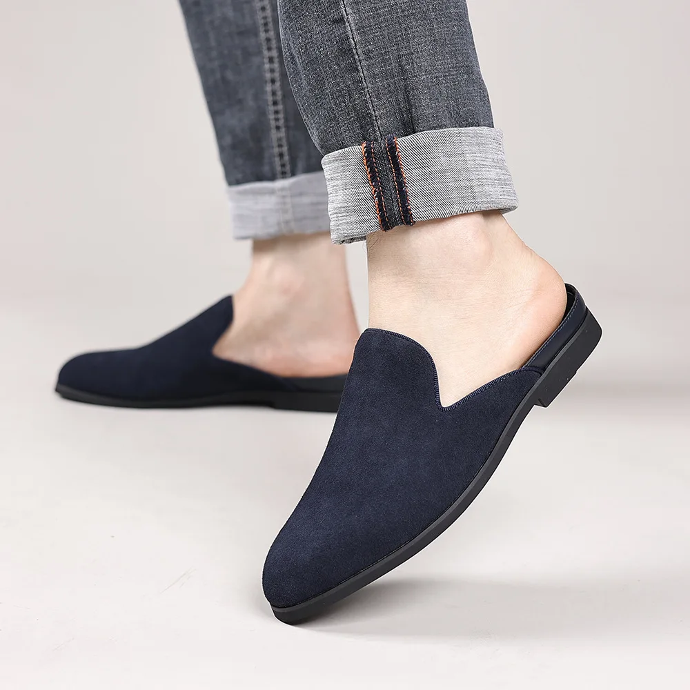 New Arrival Men's Men's slippe Business Driving Flats Stylish Style Male Casual Shoes Outdoor Lazy Loafers Leather Slip on Flats