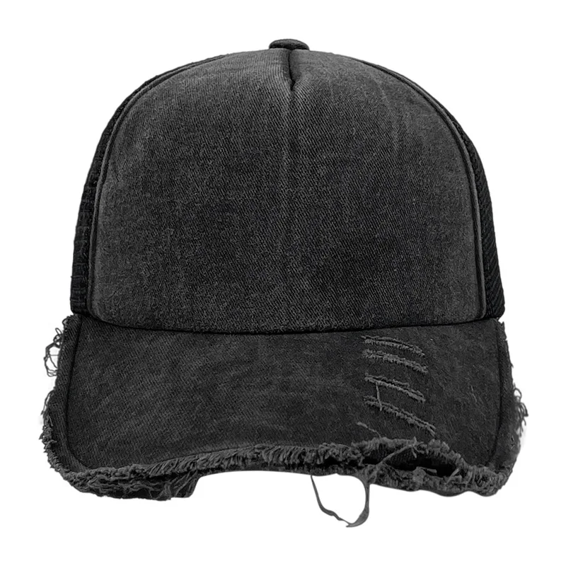 Summer Women Men Mesh Baseball Cap Breathable Snapback Outdoor Breathable Sun Hats Washed Cotton Snapback Casual Hip Hop Caps