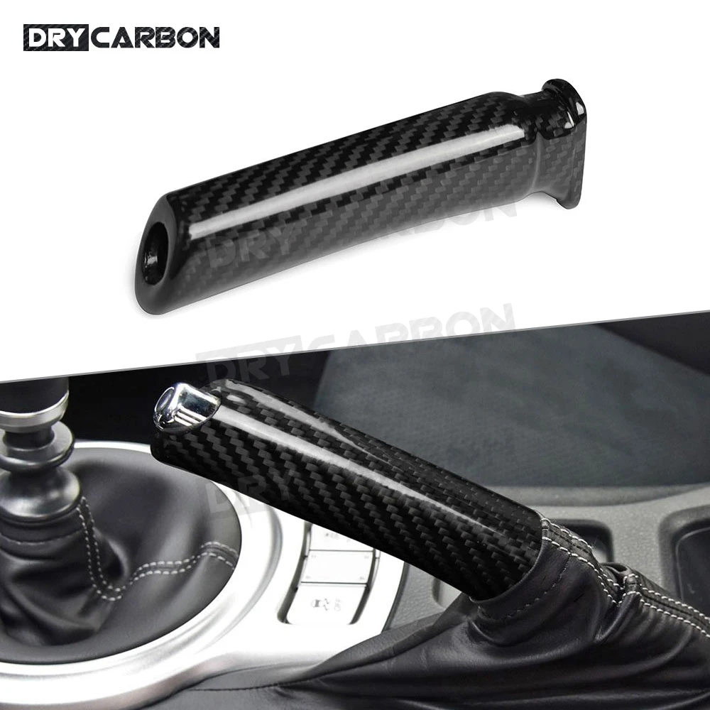 

For Toyota GT86 FT86 ZN6 For Subaru BRZ 2013-2020 Car Handbrake Cover Hand Brake Carbon Fiber Trim Case Car Accessories