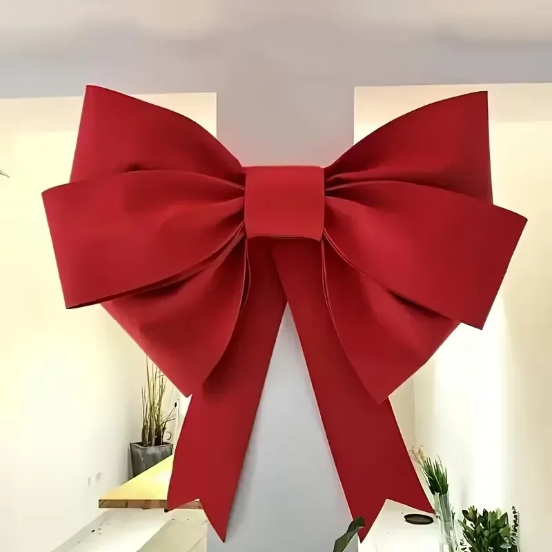 Oversized Bow Decoration Set for Christmas Valentine's Day Thanksgiving Wedding Party Gift Wrapping Christmas Tree Ornaments