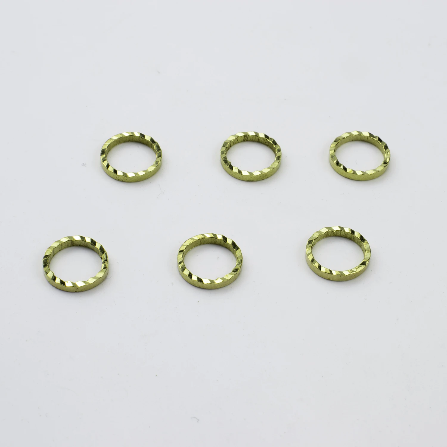 Pendiente de latón de 10 piezas y 8mm, anillo circular de Diagona, conector redondo, atrapasueños, anillo de enlace, joyería DIY, accesorios para pendientes