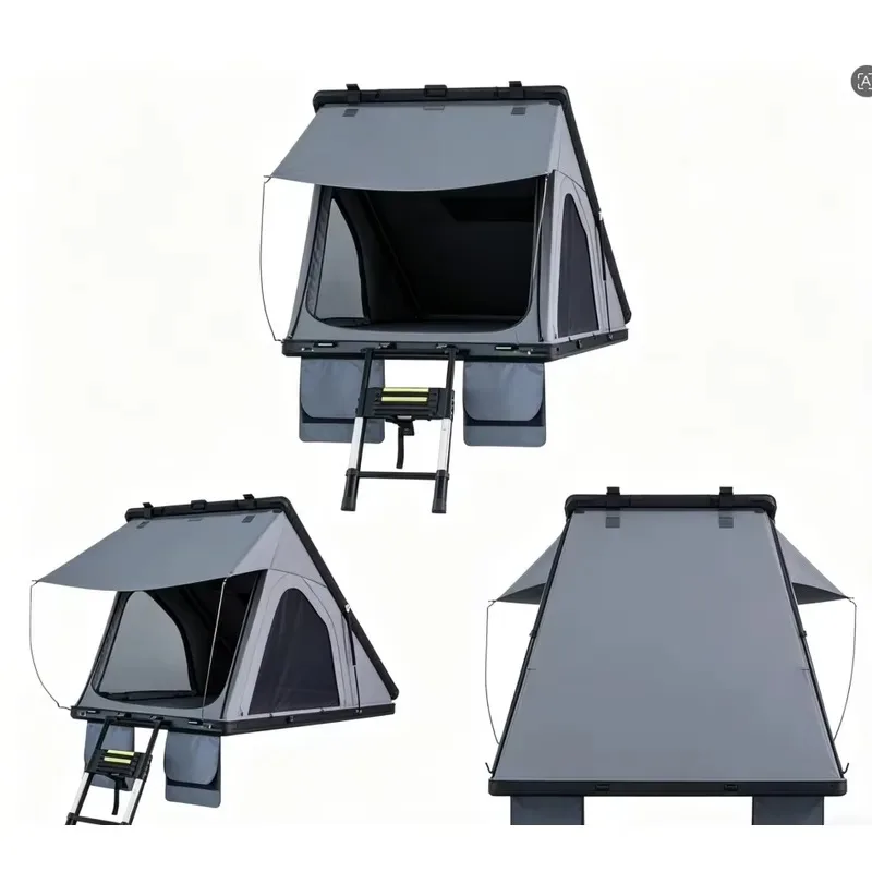 Automatic Quick Open Family Camping Tent with Ladder Four Season Suitable for Vehicle Use in Summer