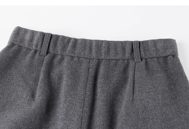 SENTUBILA Women's Ankle-Length Pant 2026 Autumn Elastic Waist Pleated Trousers Loose Fit Office Commuter Bottoms 154K58799