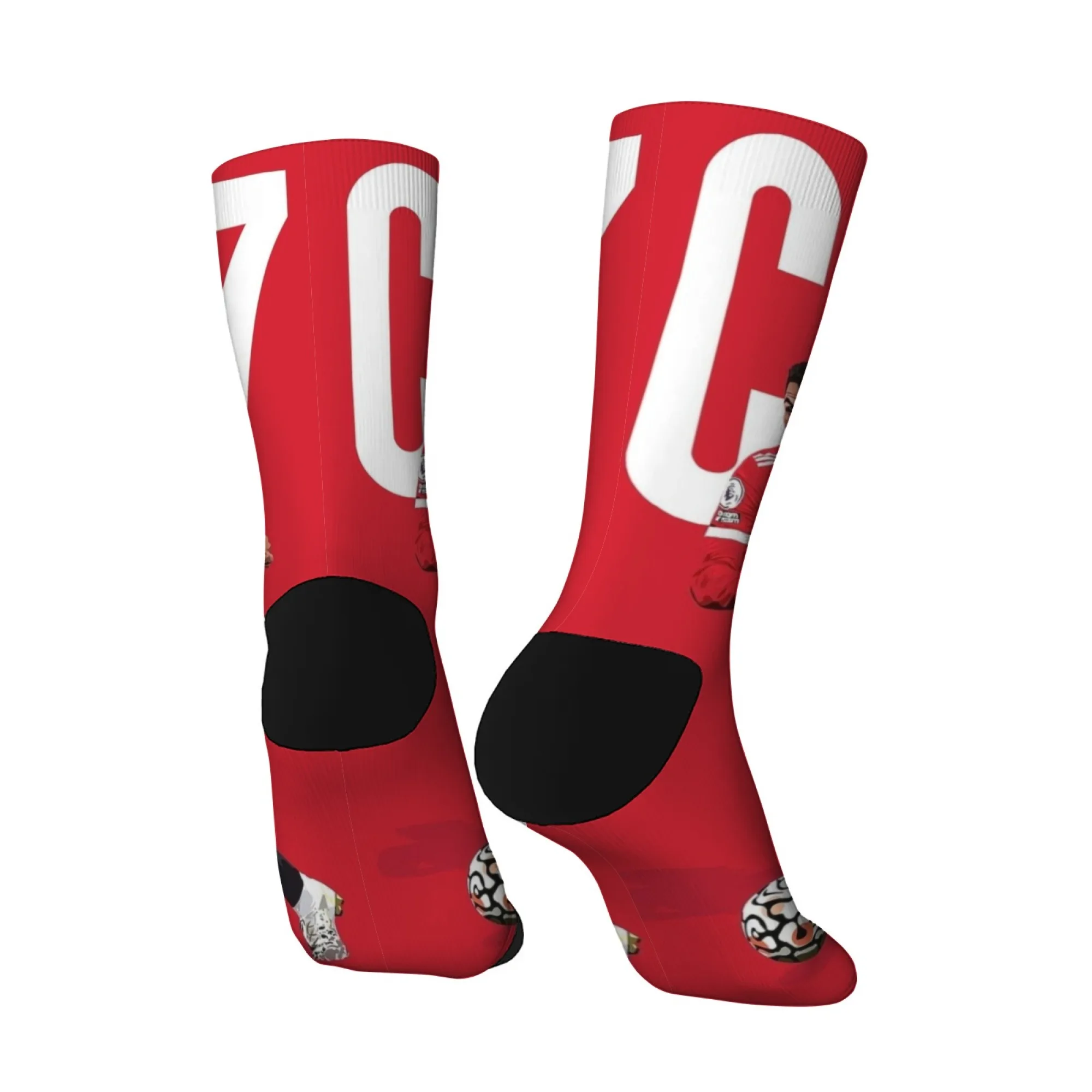 كرة القدم نجم CR7 الرجال الجوارب الجدة مضحك سعيد الجوارب الرجعية نمط هزلي مريح عارضة الأزياء الجوارب الرياضية متعة هدية #4