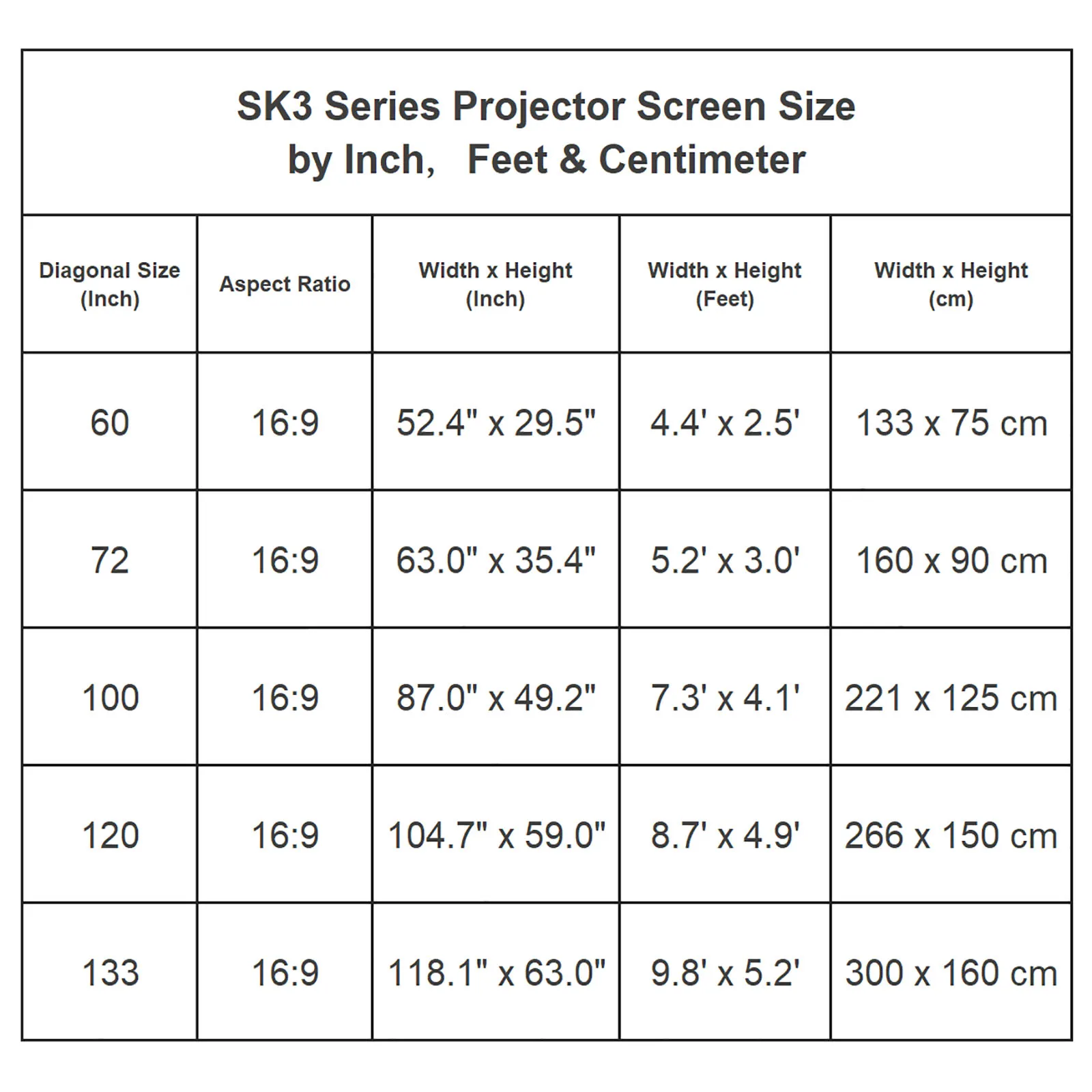 Nicefour tela de projetor portátil reflexiva anti-luz grade branca 16:9 tecido de pano de projeção para casa 60 72 100 120 133 Polegada