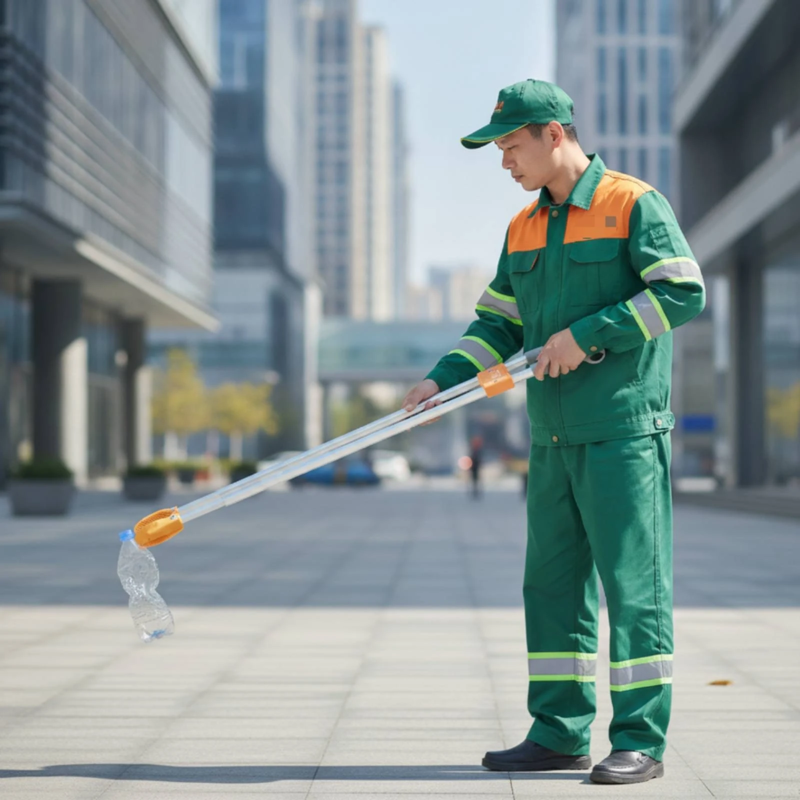 Litter Picker Spring-Loaded Trash Picker with Aluminum Shaft Reacher Grabber Tool Versatile Reacher Grabber Long-Lasting