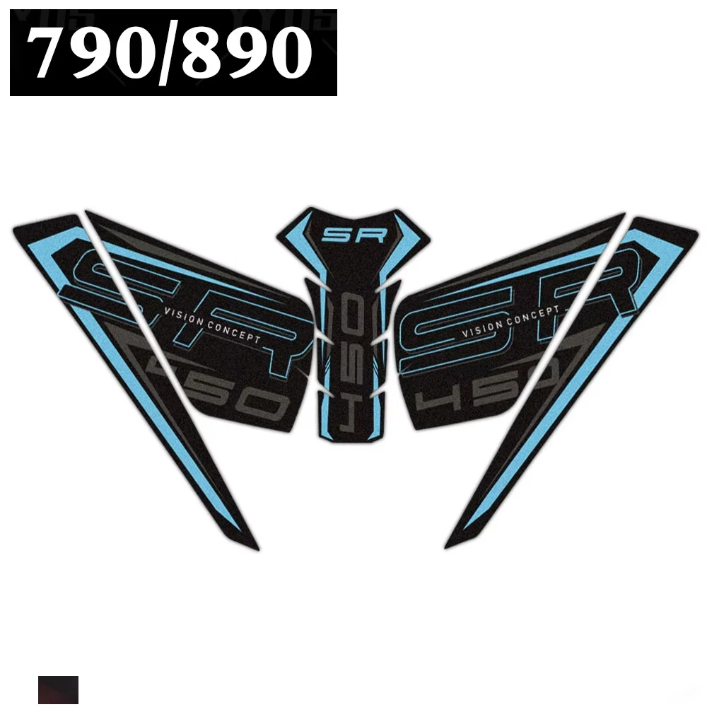450SR Frosted Motorcycle Accessories Sticker Decal Kit Fuel Tank Pad Protector Anti slip For CFMOTO 450SR