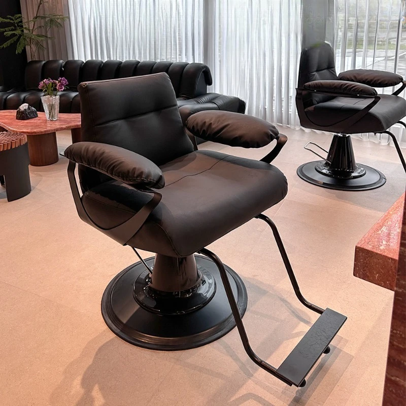 Barber shop chair Hair salon special perm and dyeing chair Hair salon chair rotating lift hair cutting chair