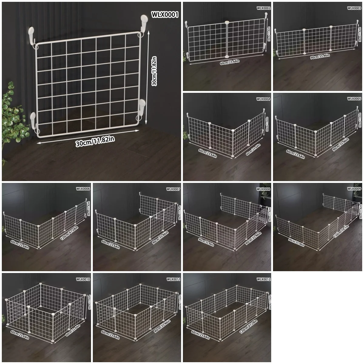 سياج جرو للمنزل داخلي مضاد للسقوط، سياج كورجي للكلاب، شبكة عزل لتدريب الجرو #2