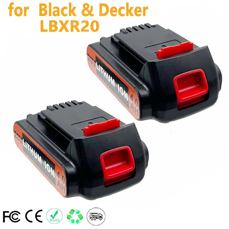 

18 В 3,0 Ач 8,0 Ач LBXR20 Замена для Black & Decker 20 В Батарея Max LST220 LB2X4020 LB20 BL2018 LBX20 Аккумуляторные инструменты