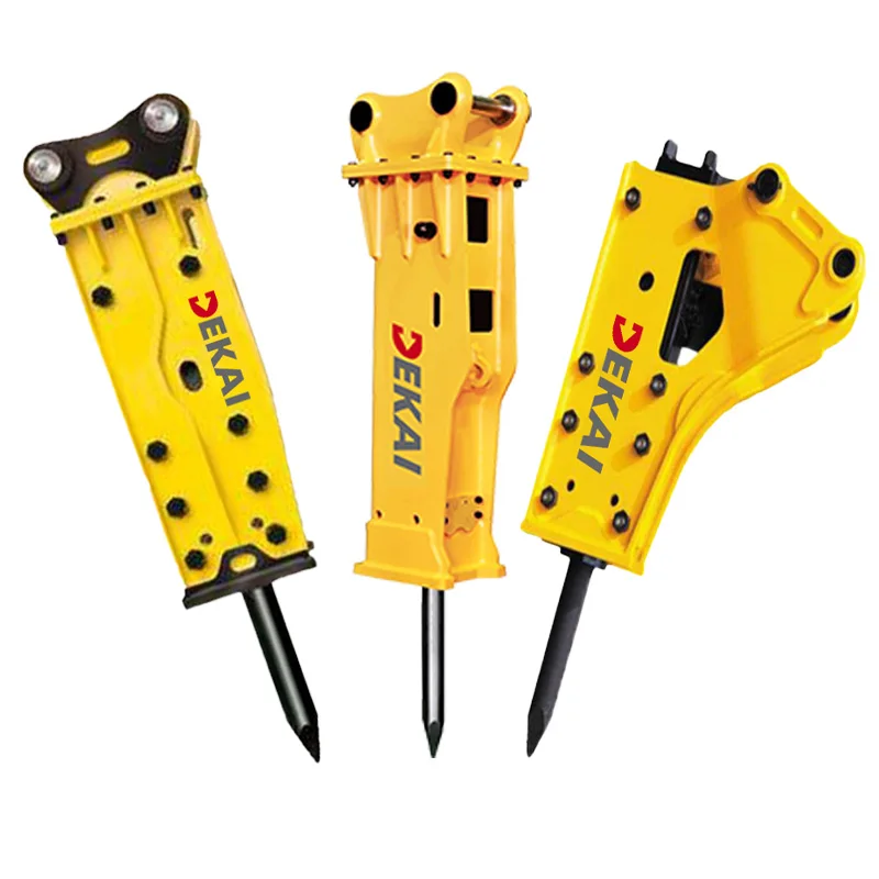 قواطع هيدروليكية مرفقة للحفارة بجودة المصنع، مطرقة صخرية صغيرة على الطراز الشعبي